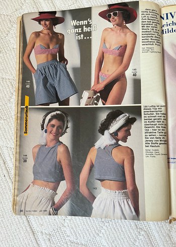  Beden Renk Burda Moden Dergisi 7/1986