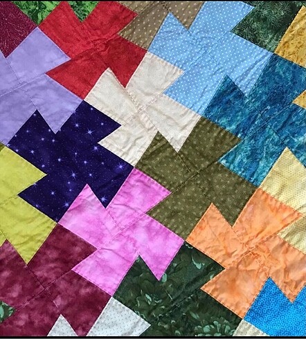 Diğer Patchwork koltuk örtüsü veya masa örtüsü