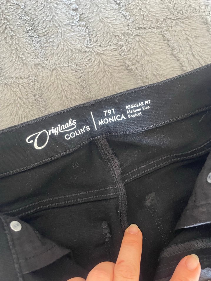 Siyah Regular Fit Kadın Kot Pantolon - Görsel 5