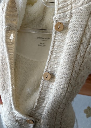 Bej Örgü Bebek Tulumu - Görsel 4