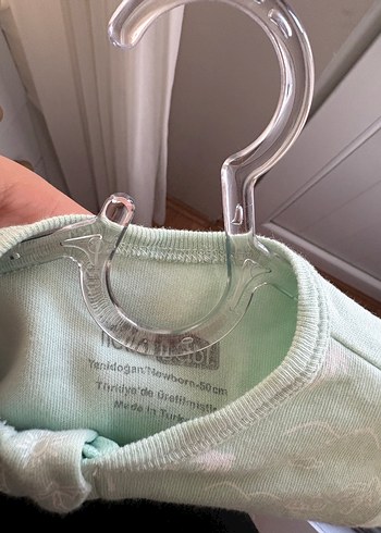 Uzun Kollu Düğmeli Bebek Tulum Yeşil - Görsel 3