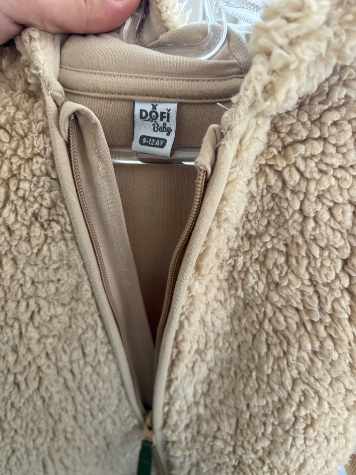 Kahverengi Kürklü Bebek Tulumu - Görsel 3