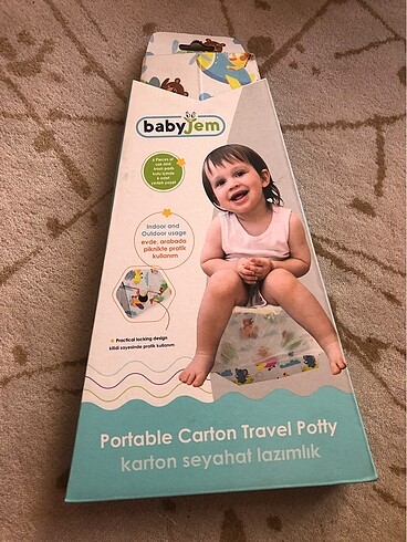 BabyJem karton seyahat lazımlığı