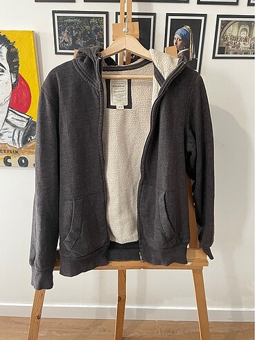 Pull and Bear Kapşonlu Hırka