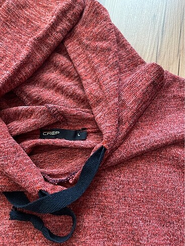 l Beden Kapüşonlu Baharlık Crop Sweat