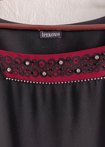 Zara Klasik Bordo Nakışlı Kadın Takım Elbise