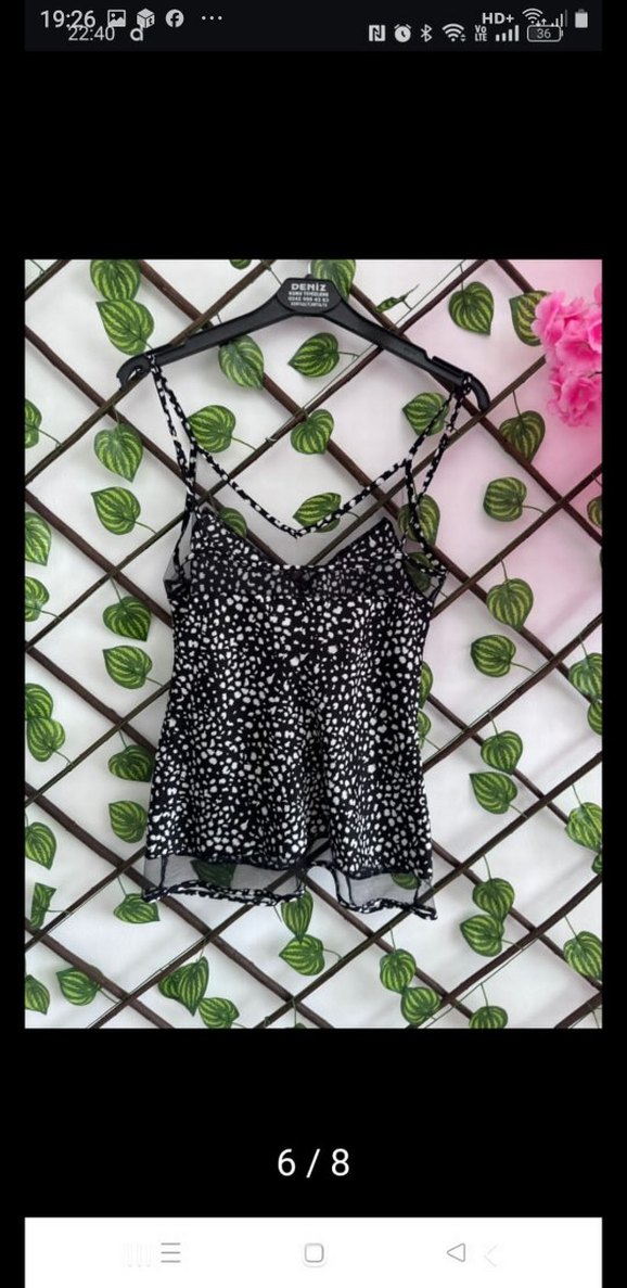 Siyah Dantel Detaylı V Yakalı Kadın Atlet - Görsel 5