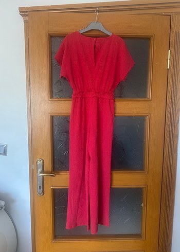 Zara Kırmızı 10 yaş  Piliseli Tulum - Görsel 3