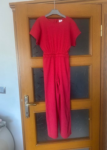 Zara Kırmızı 10 yaş  Piliseli Tulum - Görsel 2