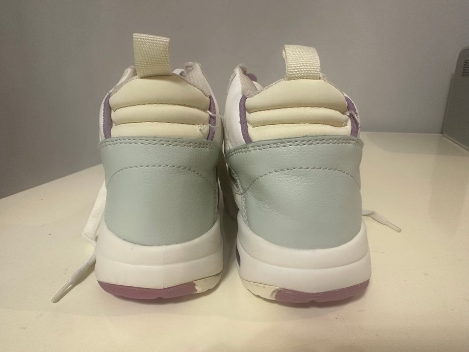 Zara Bağcıklı Beyaz Pastel 34 numara Sneakers - Görsel 5