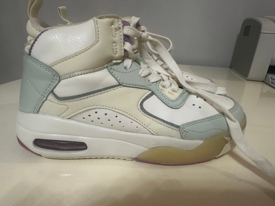 Zara Bağcıklı Beyaz Pastel 34 numara Sneakers - Görsel 2