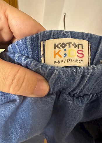 Koton 7 yaş Kız Çocuk kot  Etek - Görsel 3