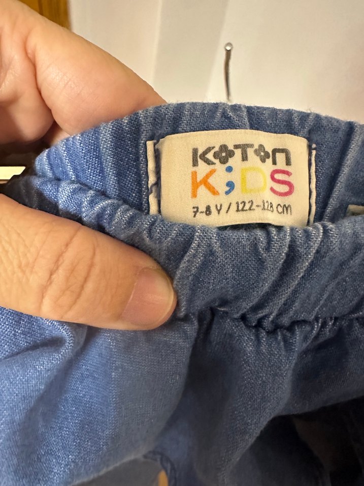 Koton 7 yaş Kız Çocuk kot  Etek - Görsel 3