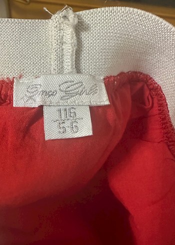 PANÇO Kız Çocuk Kırmızı Etek 5 yaş - Görsel 4