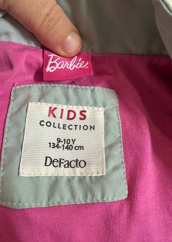 Barbie Kız Çocuk Yeşil Pamuklu Trençkot - Görsel 4