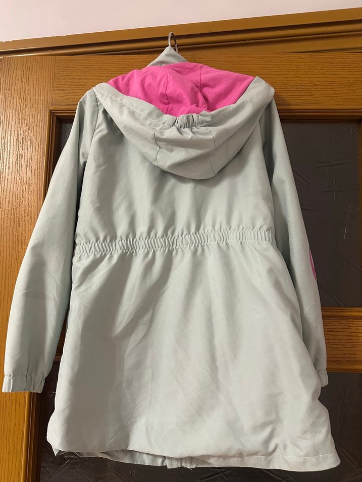 Barbie Kız Çocuk Yeşil Pamuklu Trençkot - Görsel 3