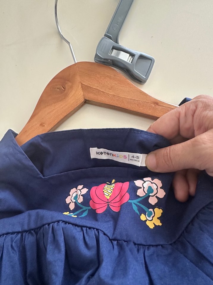 Koton 5 yaş kız pamuklu bluz - Görsel 5