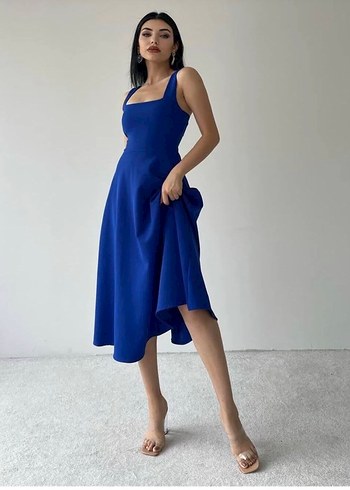 Mavi elbise - Görsel 2