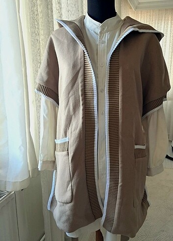 Burberry kaşe yelek
