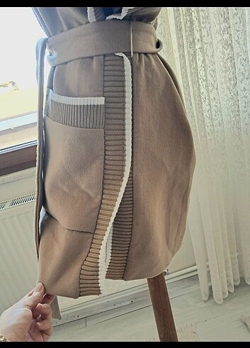 42 Beden camel Renk Burberry kaşe yelek