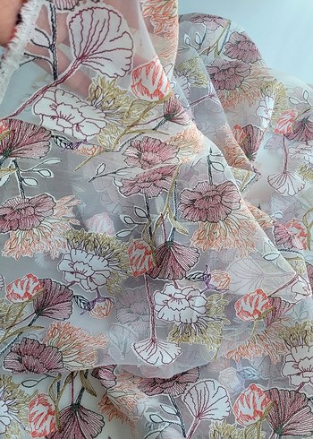 Yakma keten tül kumaş 140x175 cm - Görsel 6