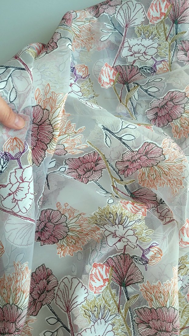 Yakma keten tül kumaş 140x175 cm - Görsel 5