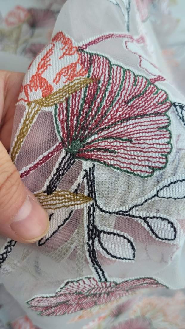 Yakma keten tül kumaş 140x175 cm - Görsel 3