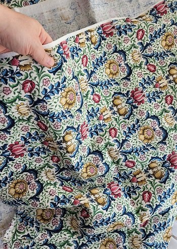 Saf pamuklu duck keten kumaş 140x100 cm - Görsel 2