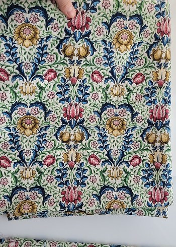 Saf pamuklu duck keten kumaş 140x100 cm - Görsel 8