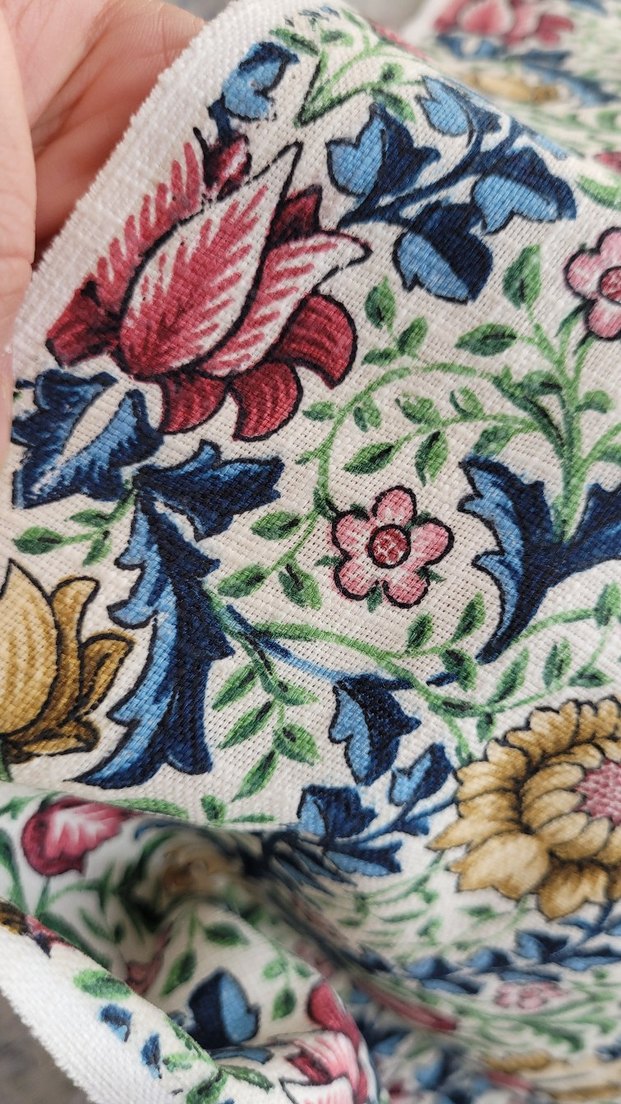 Saf pamuklu duck keten kumaş 140x100 cm - Görsel 3