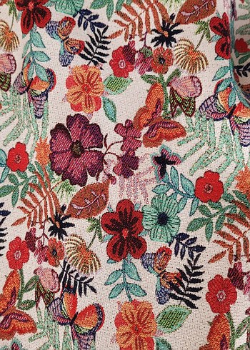 Pamuk brokar Beyaz zeminli
140x100 cm - Görsel 3