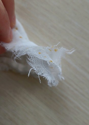 Üç katlı pamuk müslin kumaş 120x180 cm - Görsel 6