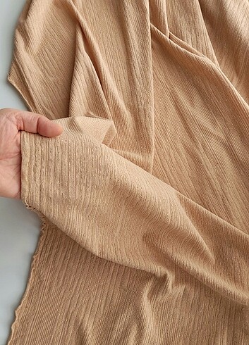 Pamuklu likralı ince triko kumaş - Görsel 5