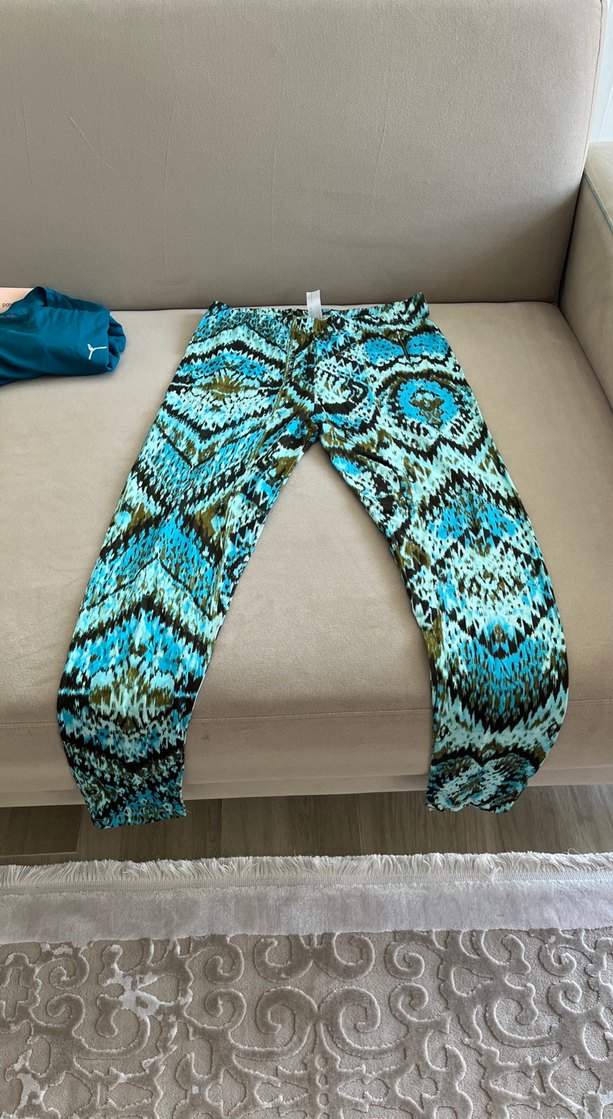 Pamuk Pamuk marka Turkuaz V Yaka Hamile Uzun Kollu Tişört - Görsel 3