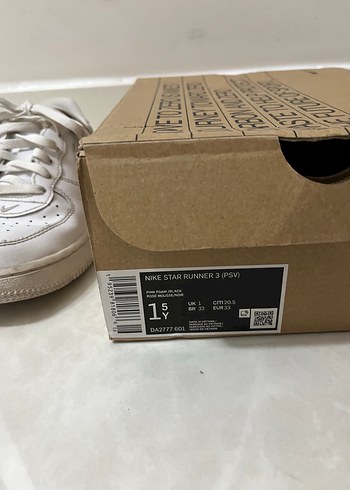 32 Beden beyaz Renk Beyaz Nike Platform Spor Ayakkabı