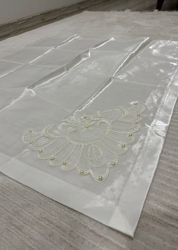  Dantel Detaylı Beyaz bohça