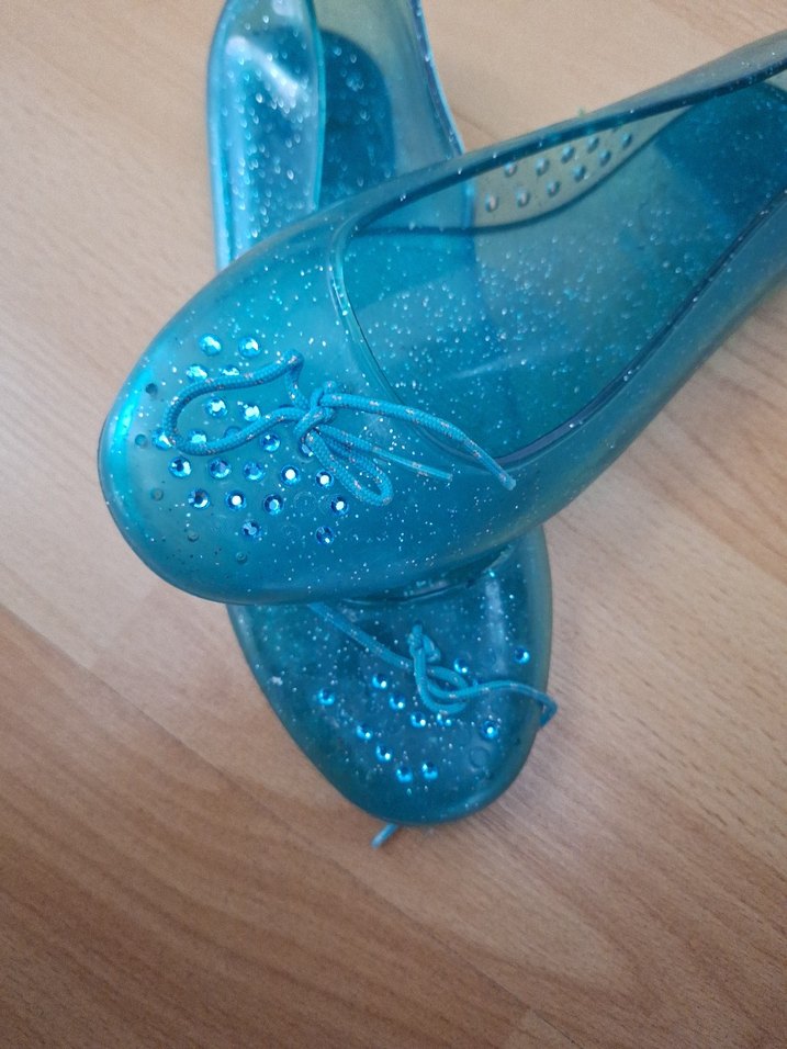 Parlak Mavi Kız Babet Deniz Ayakkabısı - Görsel 2