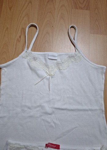 H&M Beyaz 12 yaş Mini Atlet ve Külot Takımı