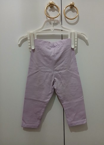 Kız Bebek Pastel Mor Pamuklu Tayt - Görsel 4