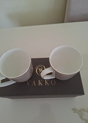  Beden Vakko Line 2'li Porselen Mug Seti