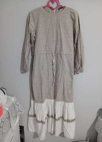 LC Waikiki Keten elbise