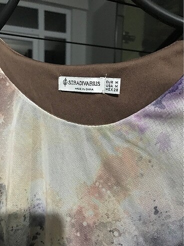m Beden Stradivarius m beden tül elbise