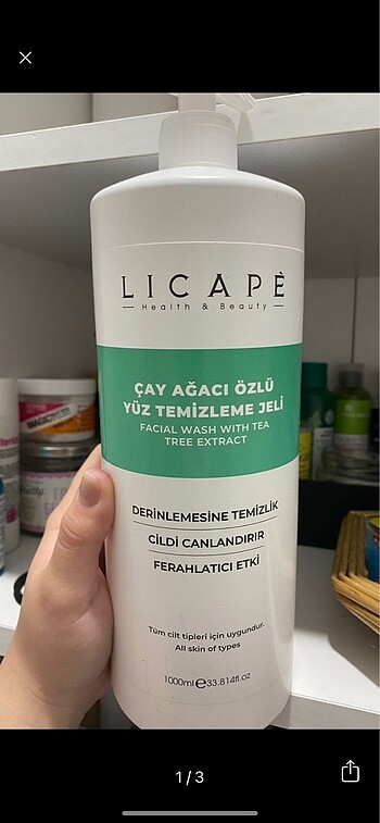 Yüz yıkama jeli