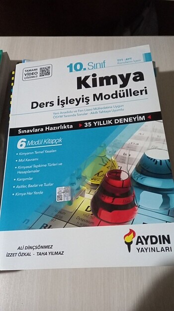 Kimya aydın yayinlari 10.sinif