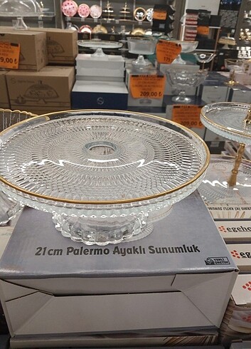  Beden 21 cm ayakli sunumluk