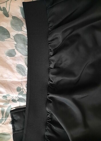 Bershka Kadın Siyah Bomber Ceket