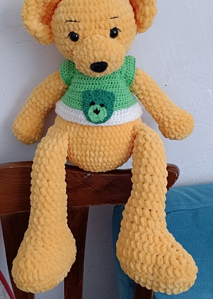 50 cm amigrumi ayıcık - Görsel 3