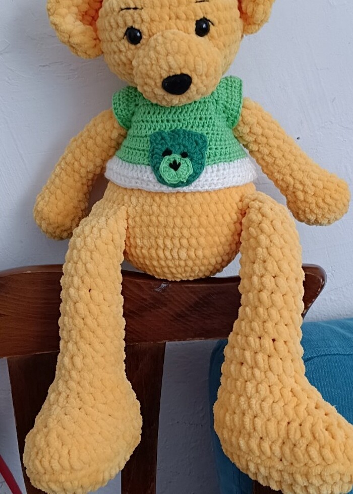 50 cm amigrumi ayıcık - Görsel 5