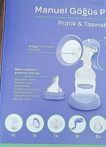 Lansinoh manuel göğüs pompası - Görsel 6