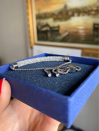 Beden kırmızı Renk Swarovski bileklik